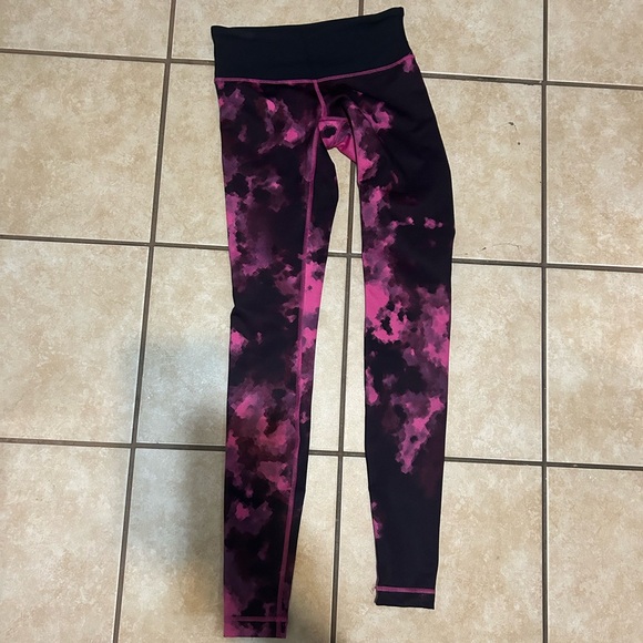 Lululemon Wunder Under Full Length Blooming Raspberry Pixie Leggings size 4 - Picture 3 of 6